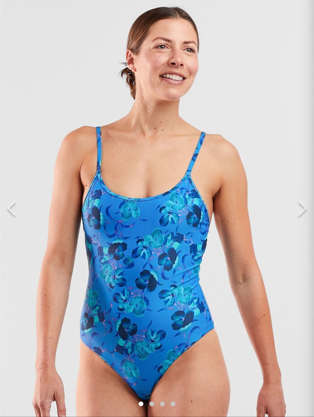 Title Nine Women's I.B.T.C. Chili Blossom One Piece Swimsuit Small